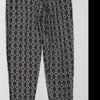 Womens UK Size 8 NEXT Regular Fit  Black Trousers