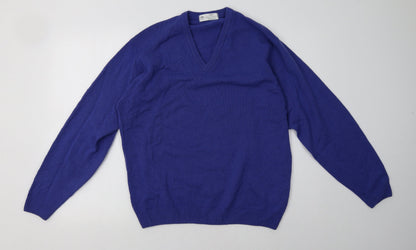 Mens UK Size S Marks and Spencer Purple Pullover Sweatshirt