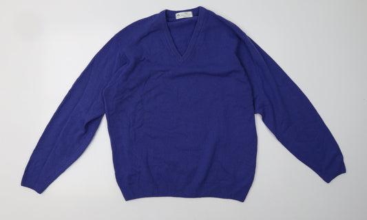 Mens UK Size S Marks and Spencer Purple Pullover Sweatshirt