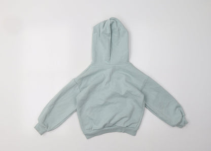 Matalan Girls Green   Pullover Hoodie Size 7 Years