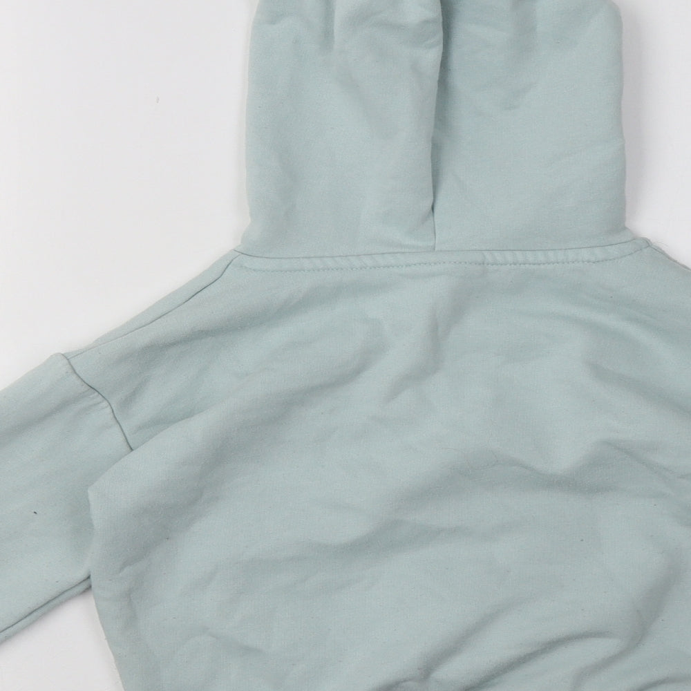 Matalan Girls Green   Pullover Hoodie Size 7 Years