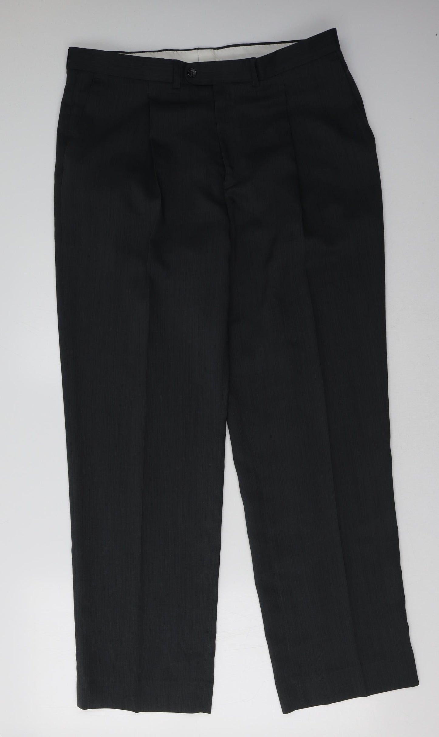 Armando Mens Grey   Trousers  Size 36 L31 in