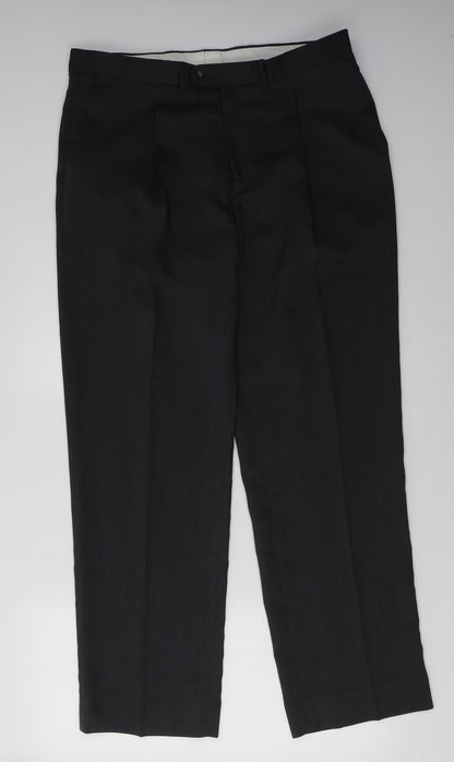 Armando Mens Grey   Trousers  Size 36 L31 in