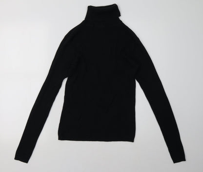 Select Womens Black   Pullover Sweatshirt Size 12