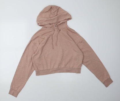 H&M Womens Pink   Pullover Hoodie Size S