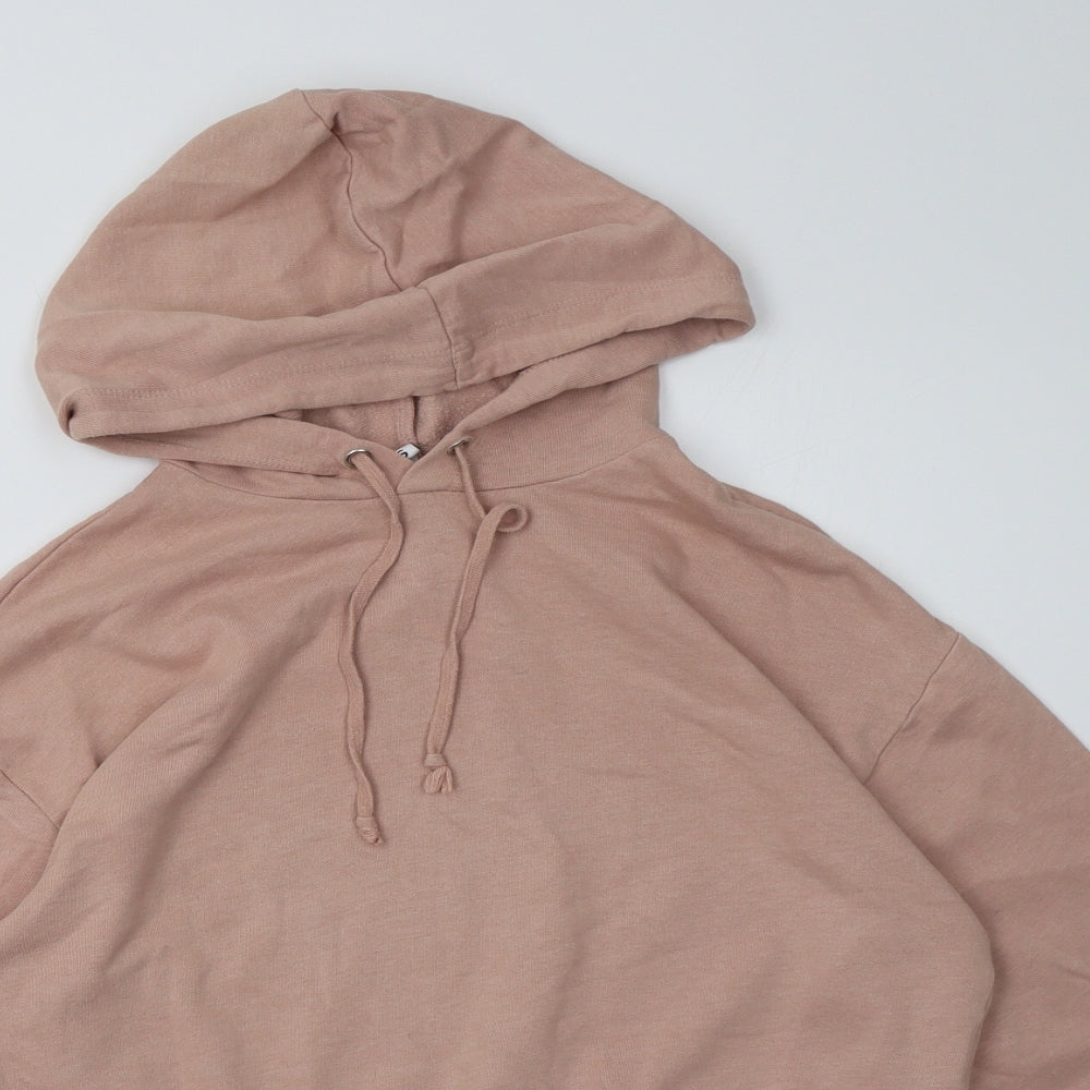 H&M Womens Pink   Pullover Hoodie Size S