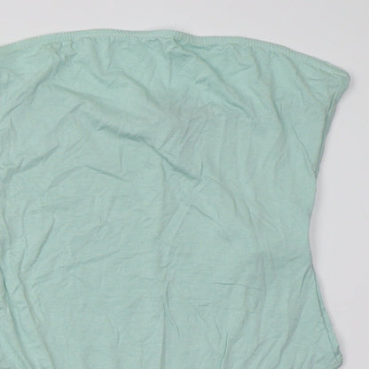 I SAW IT FIRST Womens Green   Bodysuit One-Piece Size 8