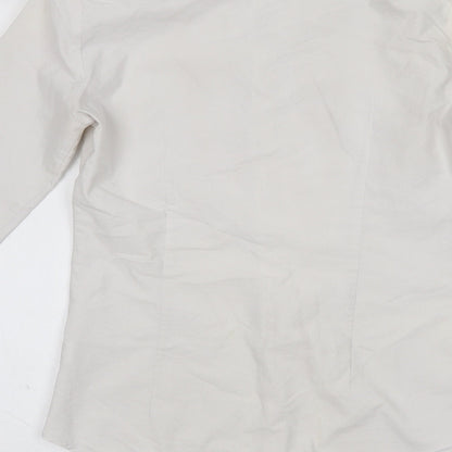 River Island Mens White    Button-Up Size S