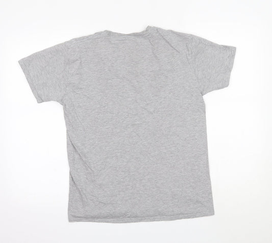 Preworn Mens Grey    T-Shirt Size M
