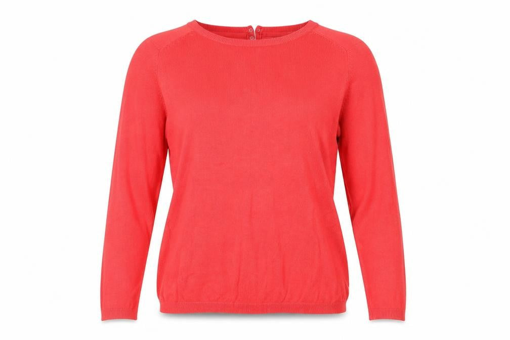 Womens UK Size 12 Debenhams Red Basic Blouse