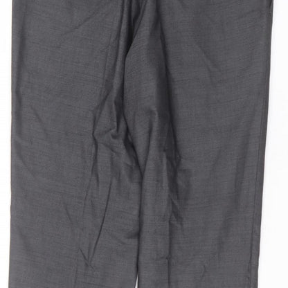 River Island Mens Grey   Dress Pants Trousers Size 34 in L30 in