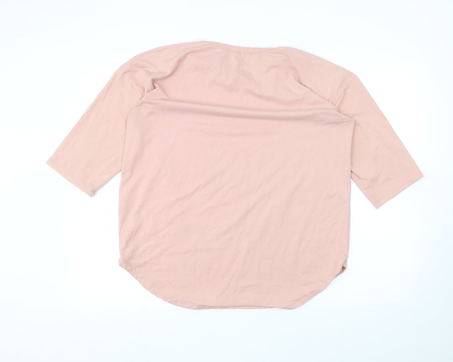 Select Womens Pink   Basic T-Shirt Size M