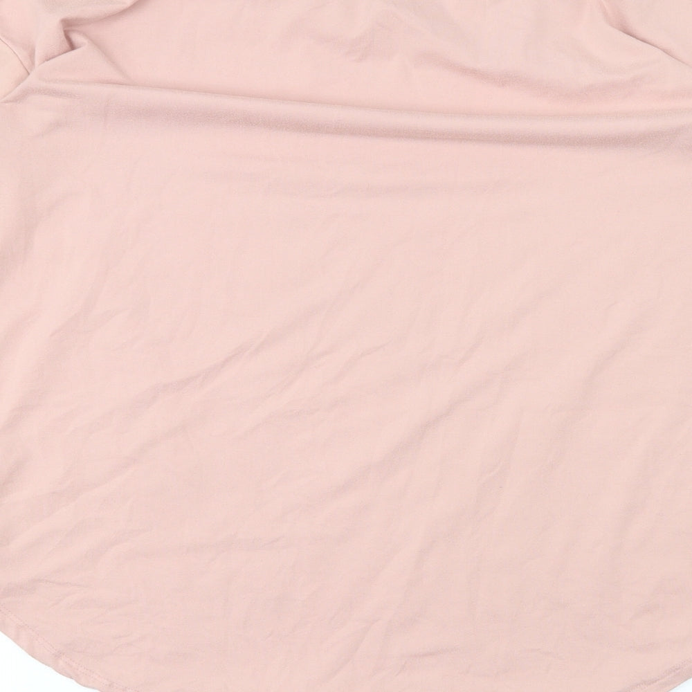 Select Womens Pink   Basic T-Shirt Size M