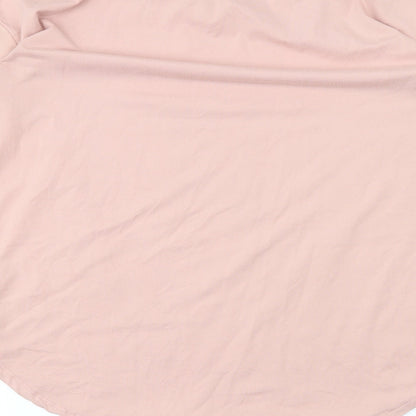 Select Womens Pink   Basic T-Shirt Size M