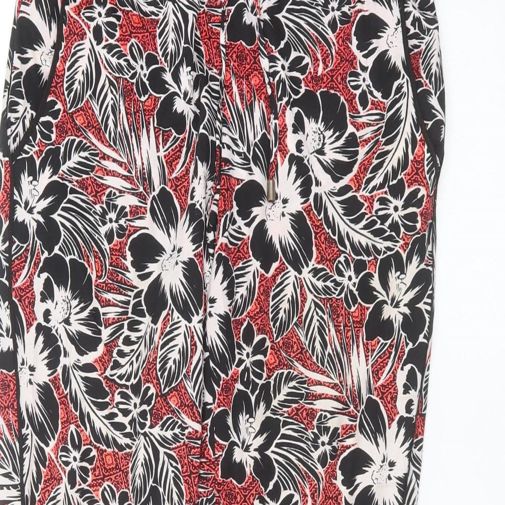 Womens UK Size 8 New Look Regular Fit  Red Trousers