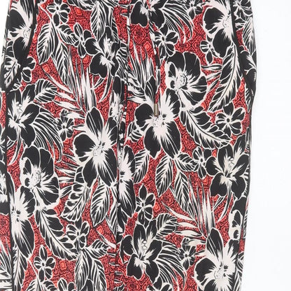 Womens UK Size 8 New Look Regular Fit  Red Trousers