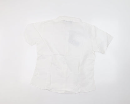 Premier man Mens White    Dress Shirt Size 14