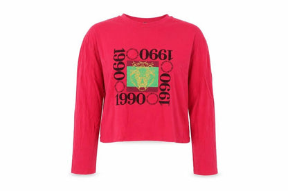 Womens UK Size S H&M Pink Basic T-Shirt