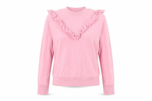 Front view of Vera Moda women’s pink jumper, size M