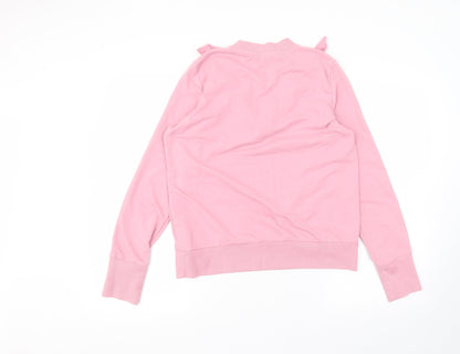Womens UK Size M Vera Moda Pink Pullover Jumper