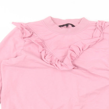 Womens UK Size M Vera Moda Pink Pullover Jumper