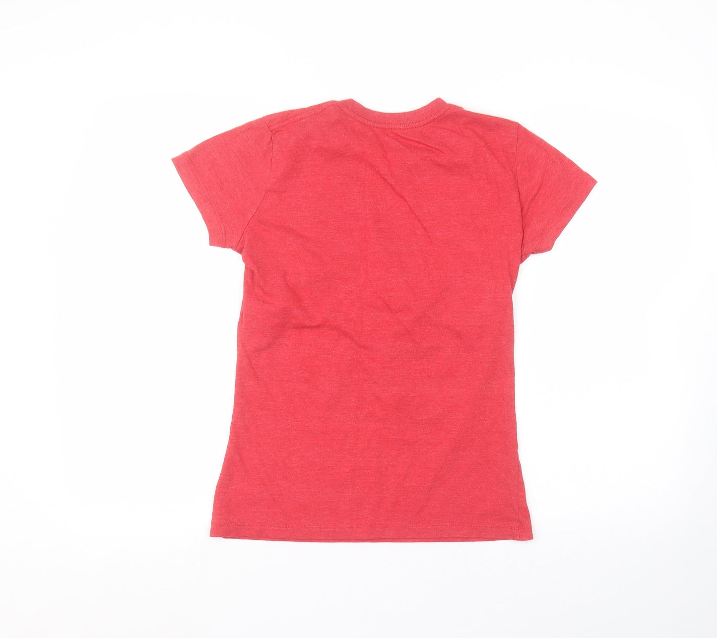 eagle apparel Girls Red   Basic T-Shirt Size L