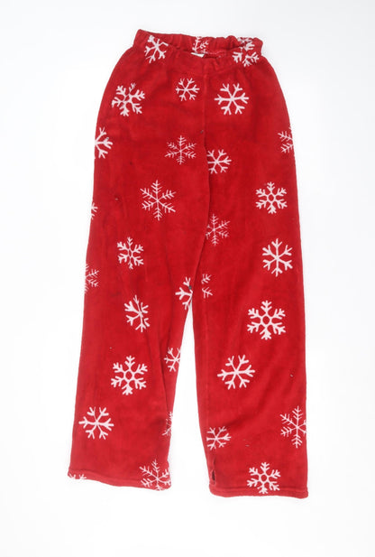 Primark Womens Red   Sweatpants Trousers Size 6 L28 in