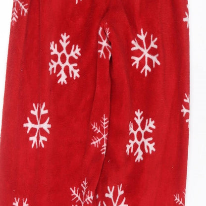 Primark Womens Red   Sweatpants Trousers Size 6 L28 in
