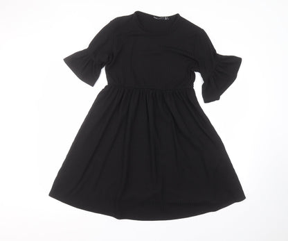 Boohoo Womens Black   A-Line  Size 8