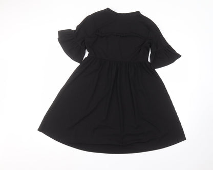 Boohoo Womens Black   A-Line  Size 8