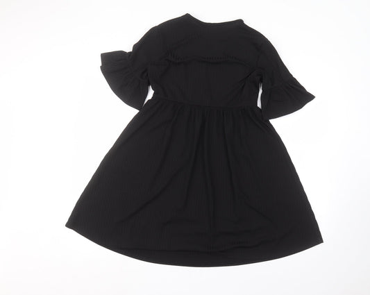 Boohoo Womens Black   A-Line  Size 8