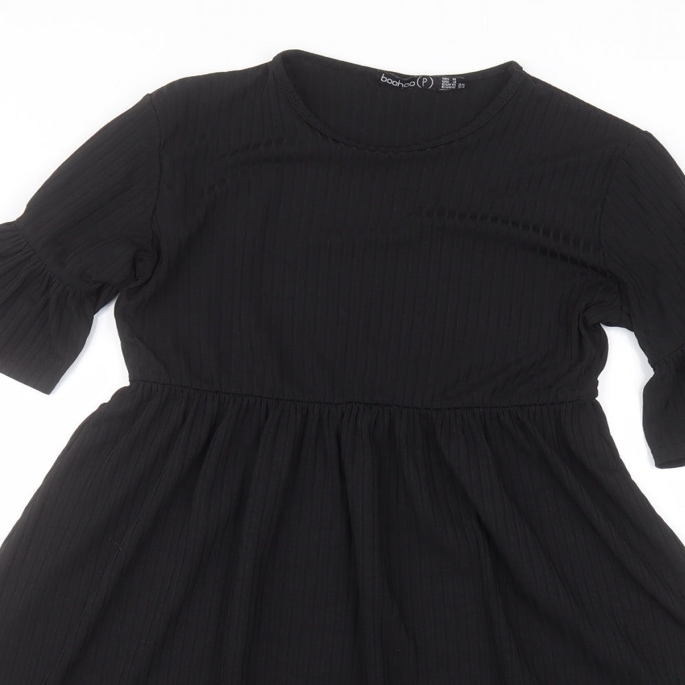 Boohoo Womens Black   A-Line  Size 8