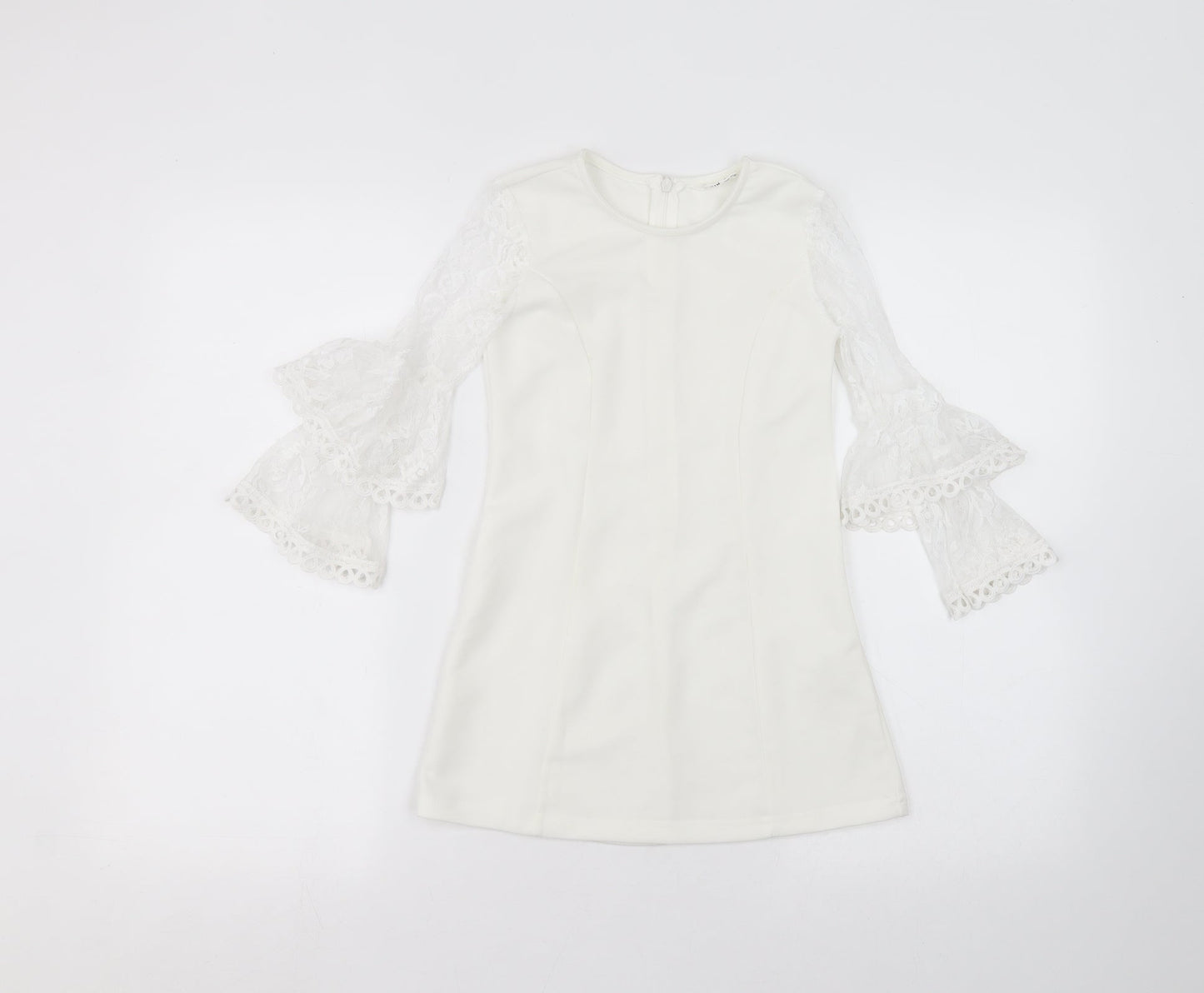 SheIn Girls White   A-Line  Size 6 Years