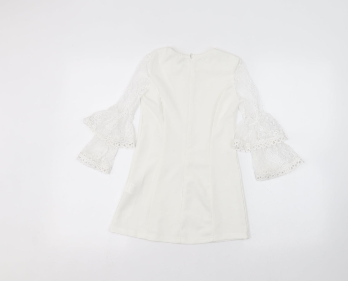 SheIn Girls White   A-Line  Size 6 Years