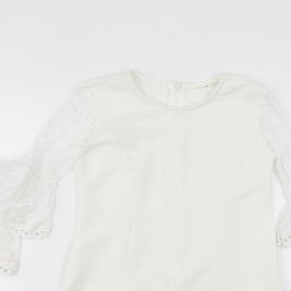 SheIn Girls White   A-Line  Size 6 Years