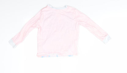 Disney Girls Pink Solid   Pyjama Top Size 5-6 Years  - Frozen II Anna & Elsa