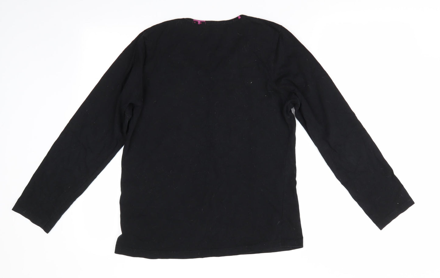 Good Night Womens Black Solid   Pyjama Top Size 12  - Put me on your wish list