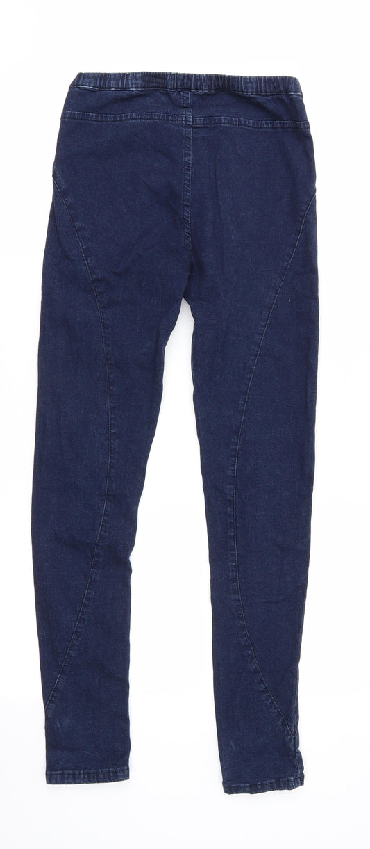 Womens UK Size 10 Preworn Regular Fit Jegging Blue Jeans