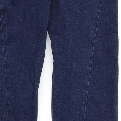 Womens UK Size 10 Preworn Regular Fit Jegging Blue Jeans