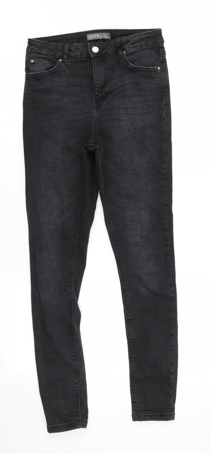 Denim Co Womens Black   Skinny Jeans Size 12 L29 in