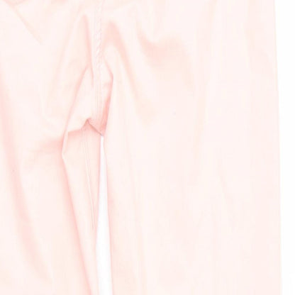 Womens UK Size 12 Denim Regular Fit  Pink Trousers