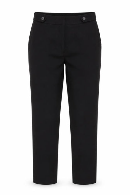 Womens UK Size 8 Oasis Regular Fit  Black Trousers