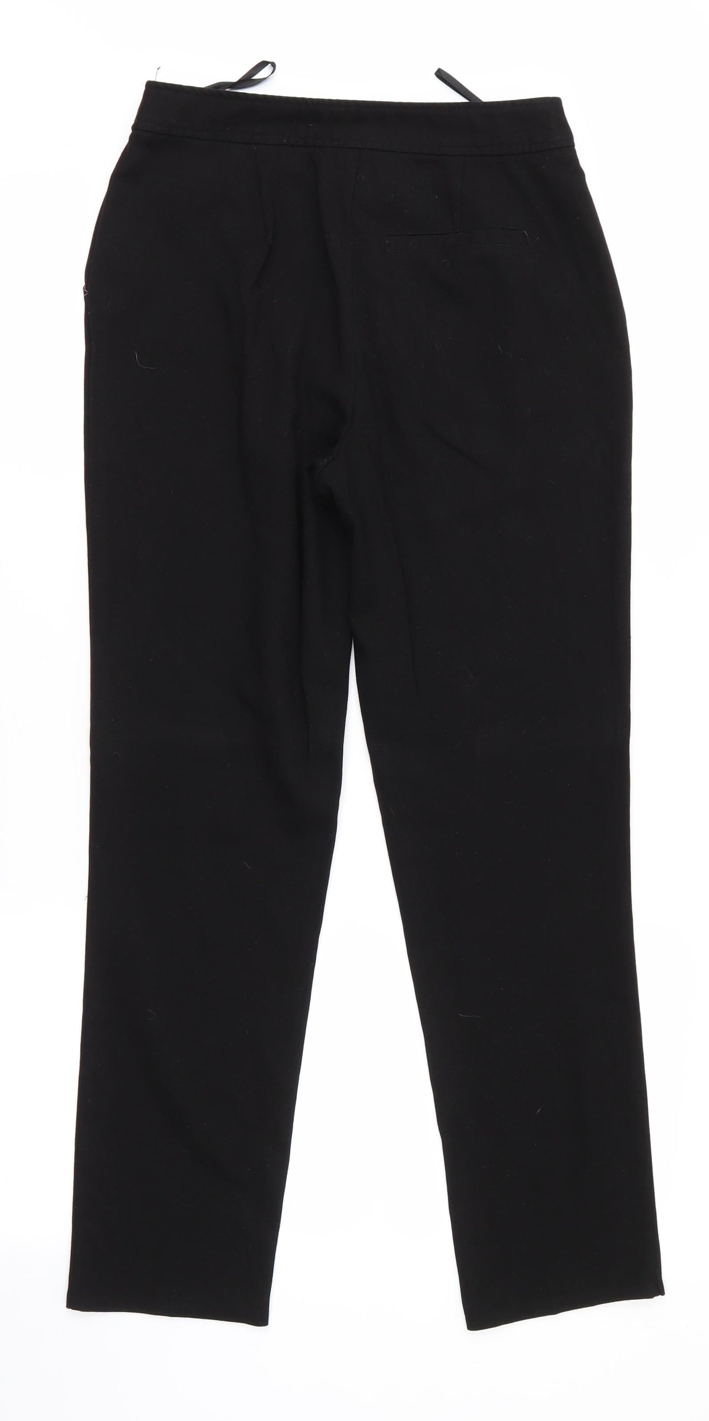 Womens UK Size 8 Oasis Regular Fit  Black Trousers