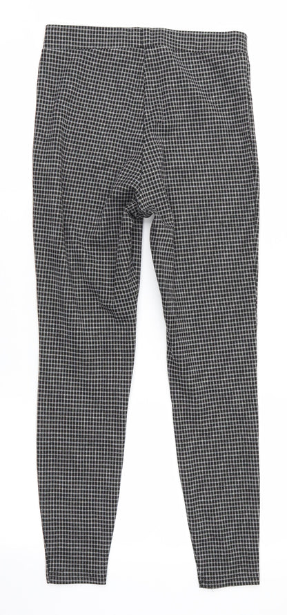 Womens UK Size 10 Papaya Regular Fit Jegging Black Trousers