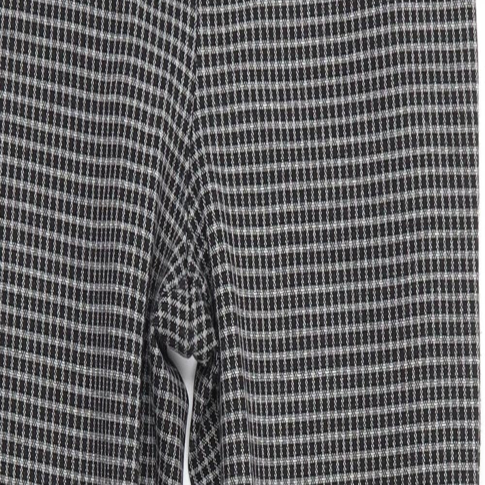 Womens UK Size 10 Papaya Regular Fit Jegging Black Trousers