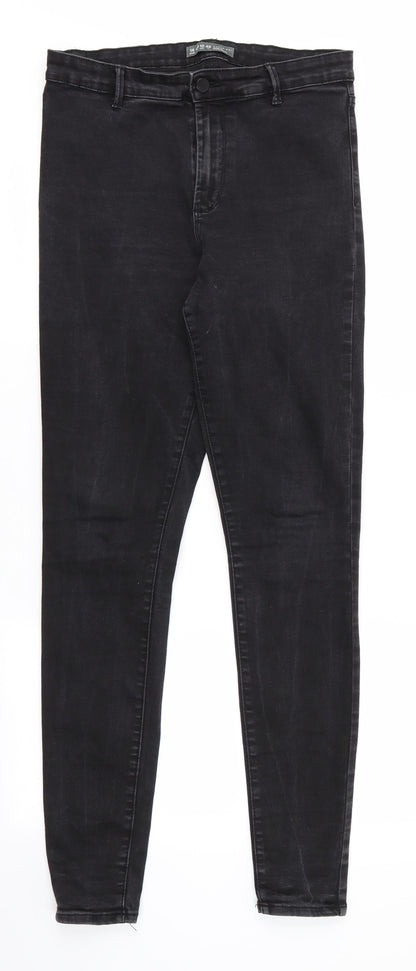 Denim Co Womens Black   Skinny Jeans Size 14 L30 in