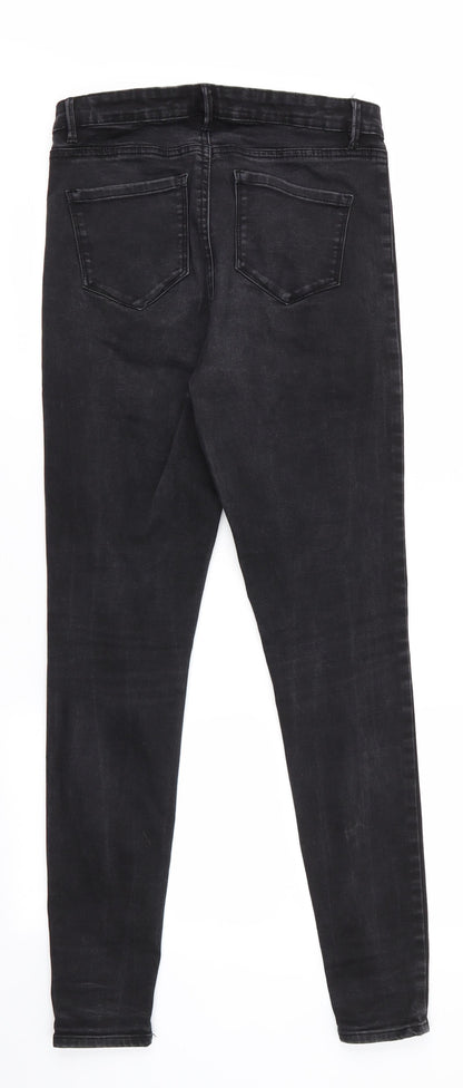 Denim Co Womens Black   Skinny Jeans Size 14 L30 in