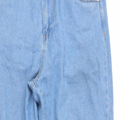 Wednesday's Girl Womens Blue   Boyfriend Jeans Size 28 in L25 in - Cropped
