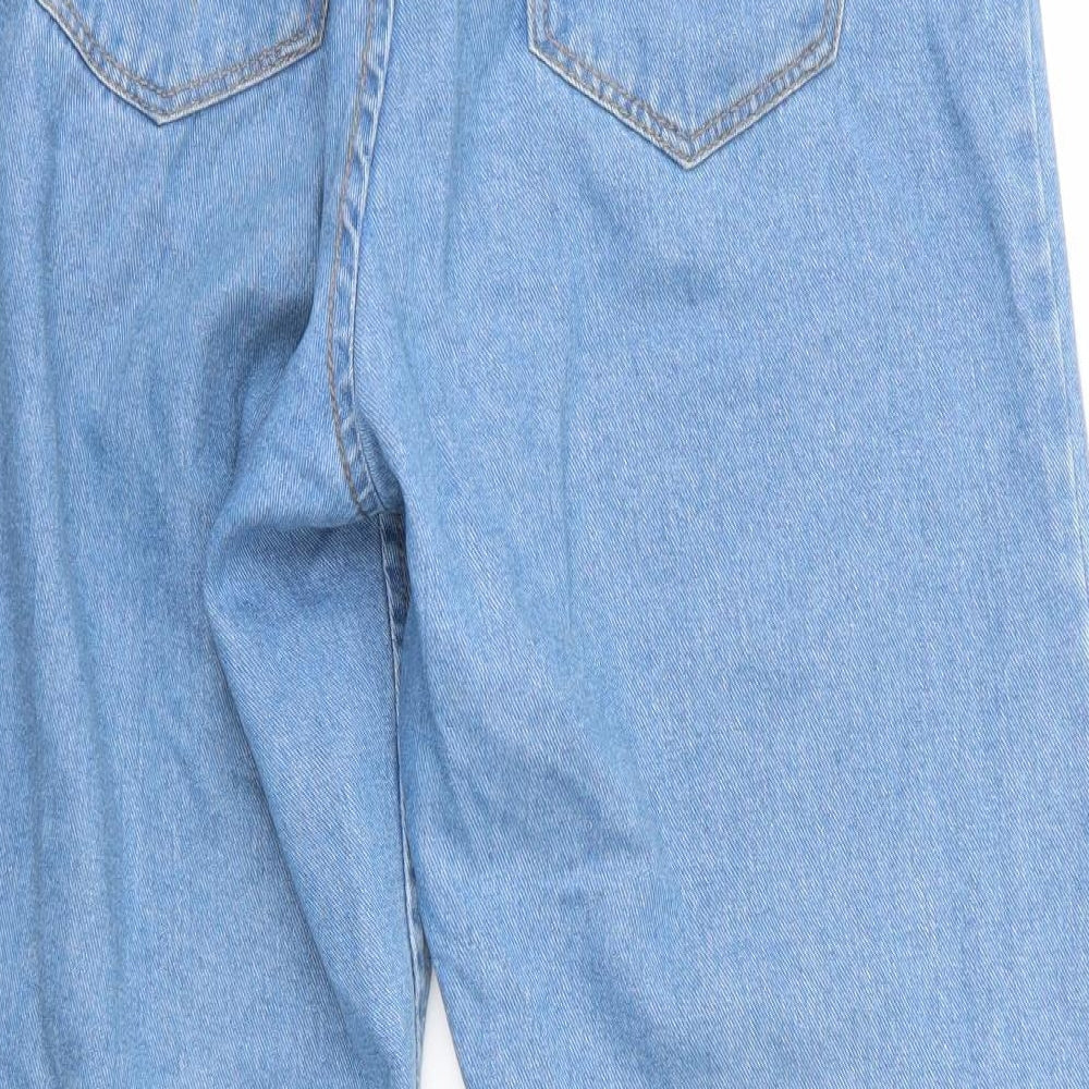 Wednesday's Girl Womens Blue   Boyfriend Jeans Size 28 in L25 in - Cropped