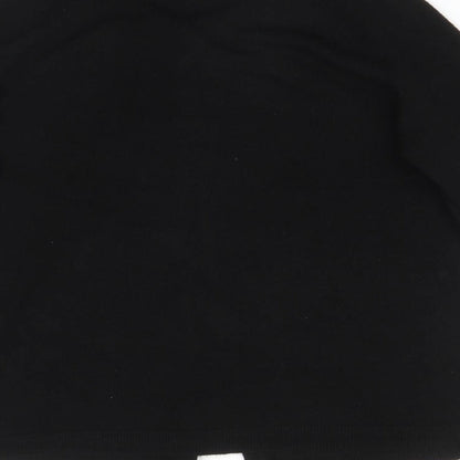 Womens UK Size M PLUM TREE Black Cardigan Jumper